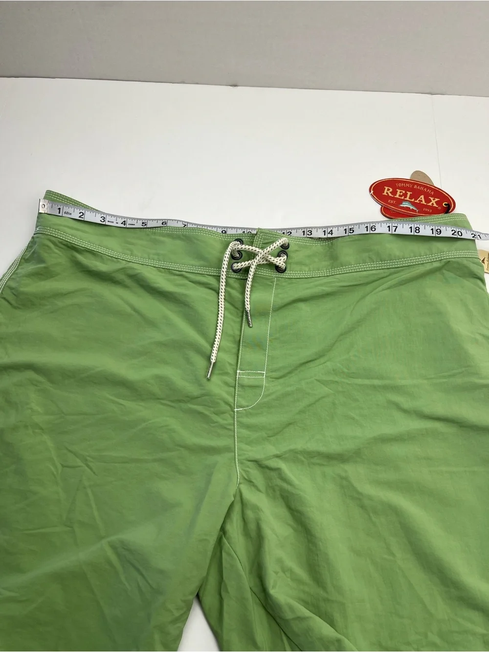 Tommy Bahama Relax Palm Down Reversible Board Swim Short Melon Green Men XXL NEW